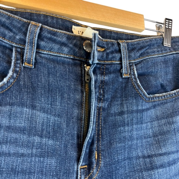 L'AGENCE High Line Skinny High Rise Jeans Dark Blue Fitted Stretchy Cotton Blend - Picture 13 of 16